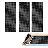 TOMALL 3pcs Vinyl Bowtie Logo Wrap Stickers for Chevy 11.8' x 4' Car Emblem Logo Overlay Decals DIY Modification Waterproof Universal Decoration (Carbon Fiber)