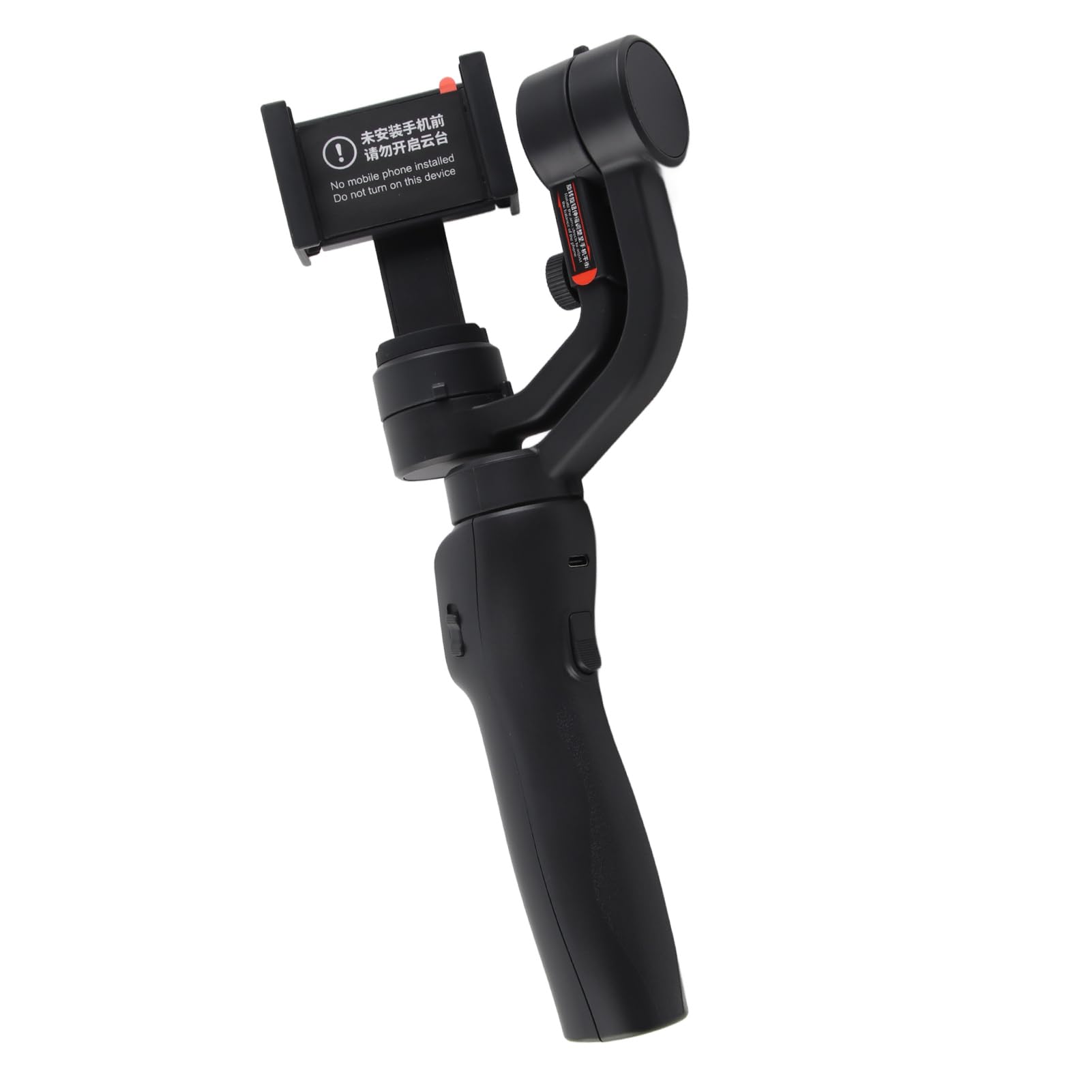 EMUKOEP Stabilizzatore Portatile a Tre Assi Connessione Bluetooth Tipo C Ricarica - per Smartphone con Larghezza 6-10 Cm