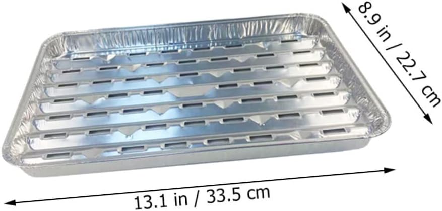 10pcs Pans for Baking Tin Foil Pans Lids Roasting Foil Food Container Bbq Tray