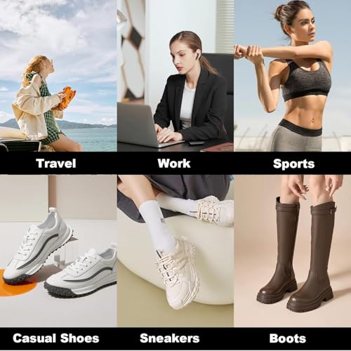 Magnetic Insoles, Cuttable Acupressure Insoles, Black Suede Reflexology Insoles for Pain Relief, Insoles for Weight Loss, Orthopaedic Insoles for Men, Women - Image 6