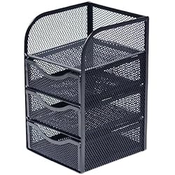 Cajones Para Estanteria Metalica YUSSEQDD Estante de Metal Resistente para el Espacio de Trabajo, y cajones incluidos Estante Organizador Estante de Almacenamiento de Metal ordenado y Organizador de Cubos