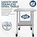 Express KitchQuip Stainless Steel Work Table | Metal Kitchen Food Prep Table | NSF (18