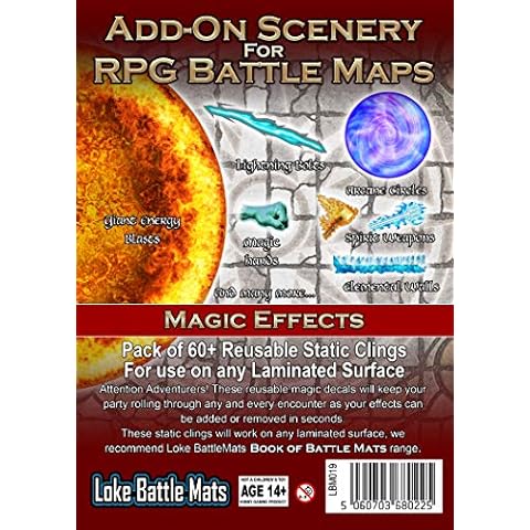 Loke Battlemats Add-On Scenery for RPG Maps - Magic Effects Cover