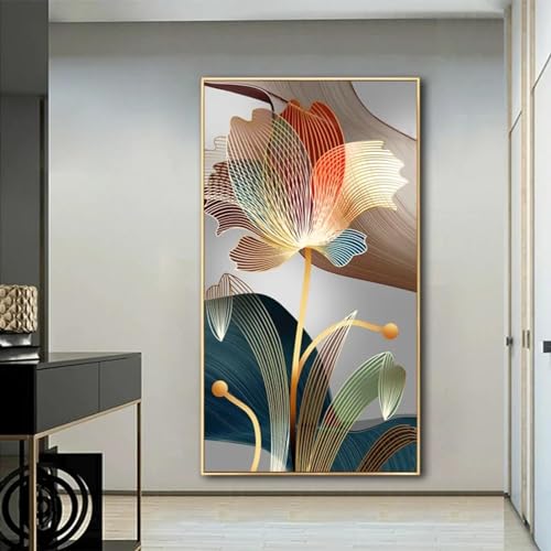 Art mural sur toile pour habiller un grand mur vide de salon