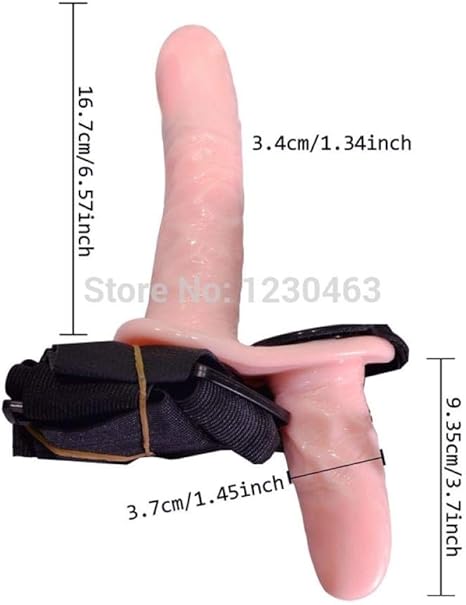 Juguetes sexuales pareja-Doble Strapon Dildo Vibrador Arnés ...