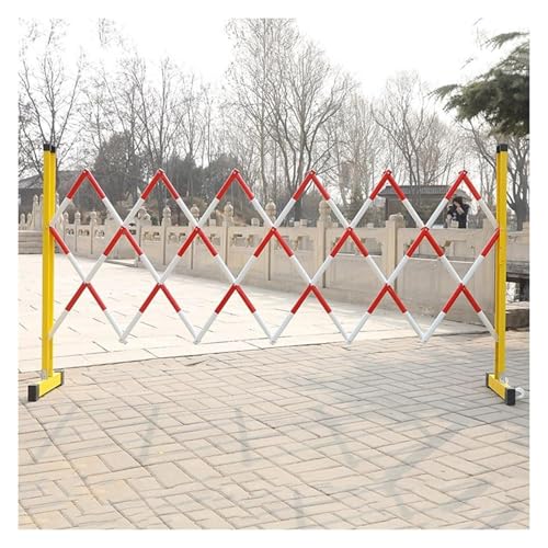 Barrière de sécurité rétractable mobile sur roulettes pour garage