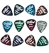 Guitar Pick Plectrums pack of 12 picks for Bass Electric Acoustic Guitars Ukulele