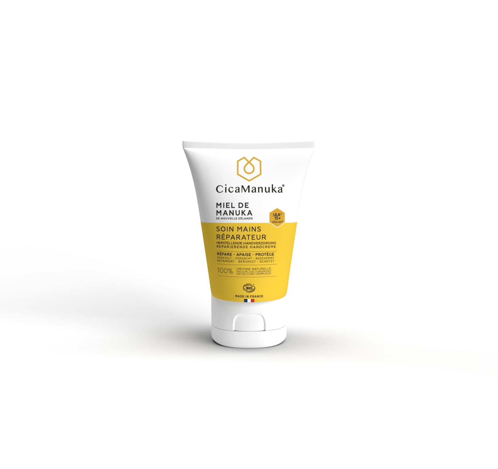 CICAMANUKA Lippenpflege Mit Manuka Honig IAA15+ – 15 Ml, Bio-zertifiziert, Reparierend