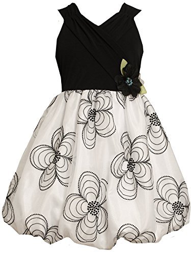 Amazon.com: Bonnie Jean Little Girls Black White Surplice Organza Bubble Dress (4, Black/White): Clothing, Shoes & Jewelry Amazon.com: Bonnie Jean Little Girls Black White Surplice Organza Bubble Dress (4, Black/White): Clothing, Shoes & Jewelry
