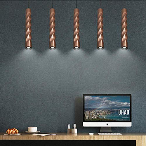 Luces Colgantes Cilindro de aluminio con LED 5W para iluminación interior 2
