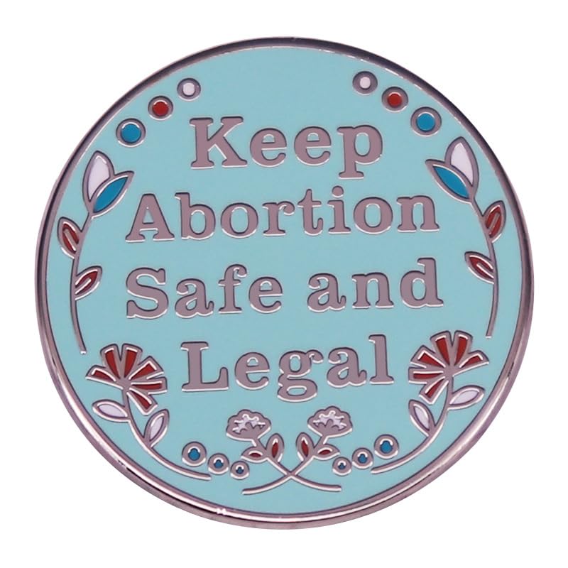Image of Keep Abortion Safe and Legal Enamel Lapel Pin brooch badge Jewelry accessories