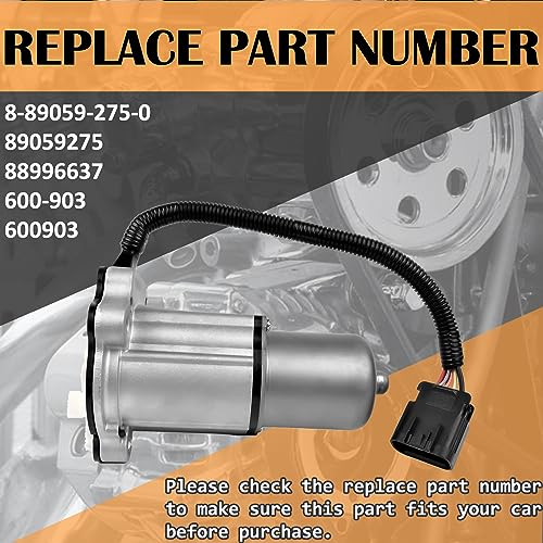 Bicos 8-89059-275-0 Transfer Case Shift Motor Fits for Rainier Chevy Trailblazer GMC Envoy Replaces 600-903 88996637 89059275
