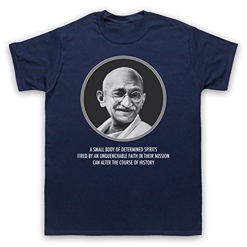 T-shirt Gandhi Mahatma vêtement décontracté pour homme chic