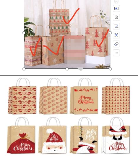 LEMESO クリスマス 紙袋 12種 ラッピング 袋 手提げ袋 マチあり 角底袋 小 ギフトラッピング プレセント袋 ギフトバッグ ギフト袋 プレゼントバッグ かわいい 丸紐 おしゃれ