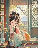 【Cadeaux décoratifs】 Le point de croix peut vous aider à rendre votre mur ordinaire plus vivant.C'est également un excellent choix de cadeaux,tels que des cadeaux de Noël,des cadeaux d'anniversaire,etc.Convient aux adolescents,aux adultes,aux débutants et aux couturiers avancés.