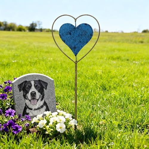 Metal Garden Decor for Outside, Cemetery Decorations for Grave, yard art by SMQLJXC - Used condition - Image 6