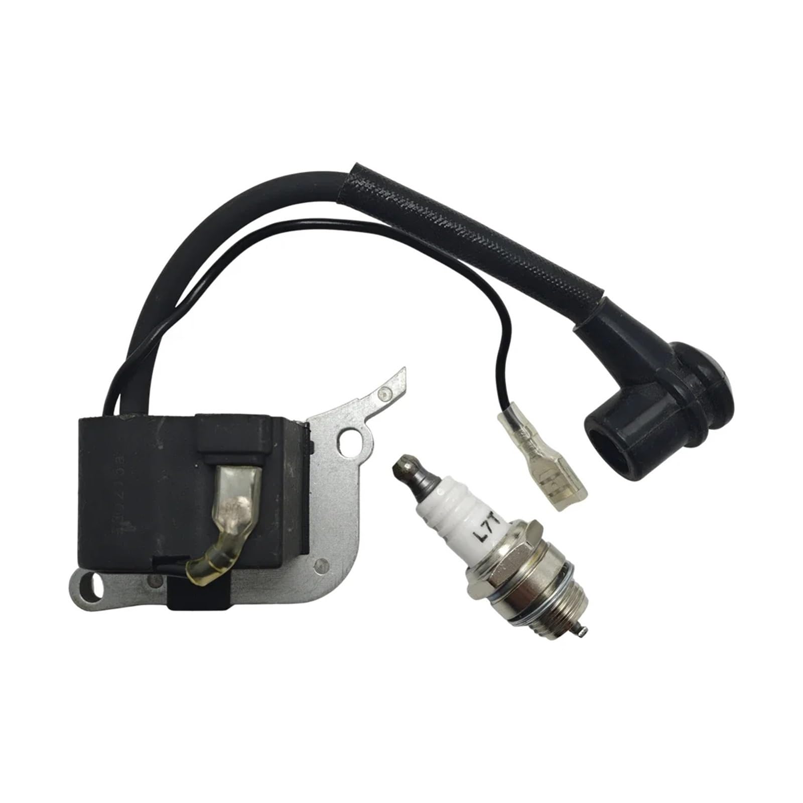 Kit de bujías y Bobina de Encendido Fit for Motosierra CS4200 CS 4200 (15662660630), Accesorios Fit for Herramientas eléctricas de jardín. Piezas para Equipos de jardinería