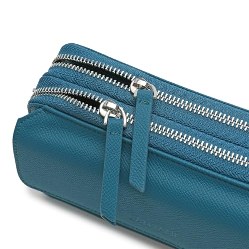 Image of Lanyani RFID Crossbody Wallet Wristlet Purse with Phone Pocket For Women Vegan Leather