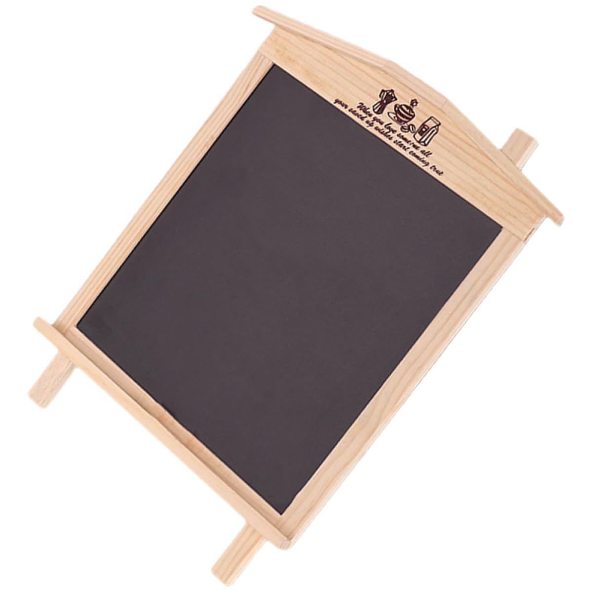 Pizarra magnética con forma de casa de madera para colgar notas y decorar el escritorio 8