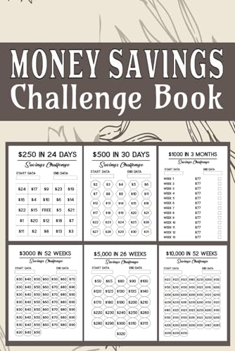 Money Savings Challenge Book: Take Charge of Your Financial Future by Tracking Your Savings in Each Challenge!