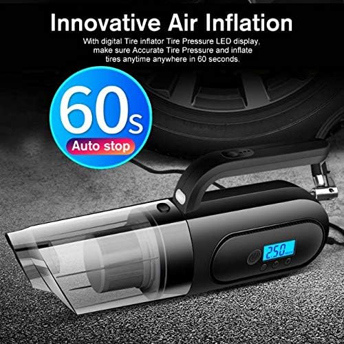 5500/6500pa Strong Power Car Vacuum Cleaner 120W Cordless Wet and Dry Dual Use Auto Portable Vacuums Cleaner for Home Office
