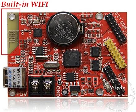 huidu HD-W60 USB+ Built-in Wifi Single and dual color LED display module control card led sign board panel screen controller