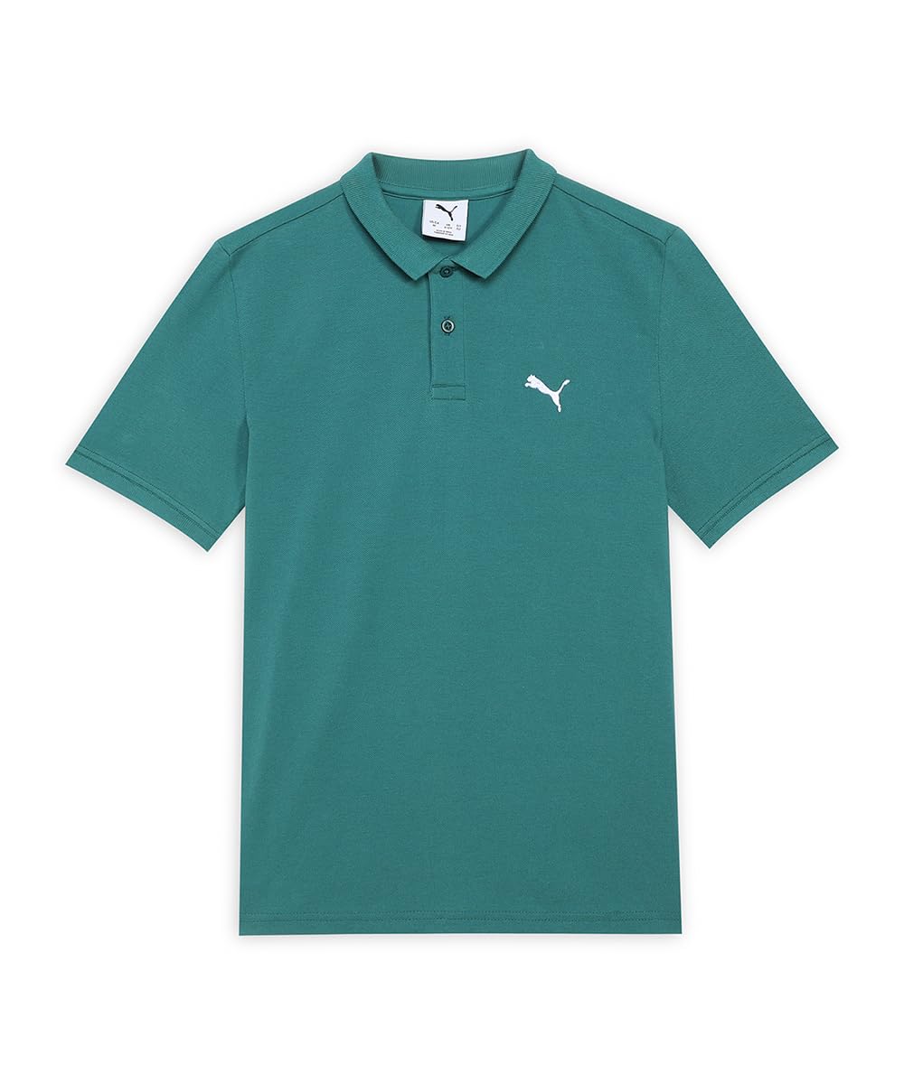 Puma Boy Cotton Solid Regular Fit T-Shirt-image-2