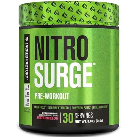 NITROSURGE Pre Workout Supplement Cover