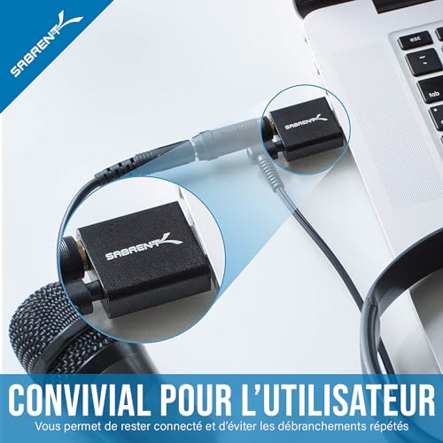 Carte Son Externe USB vers Jack 3.5mm compatible PC Mac PS4 PS5