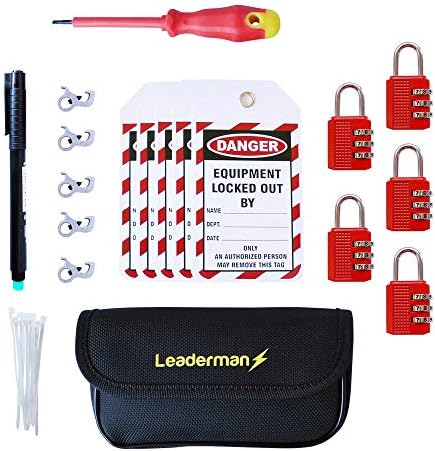 Lockout Tagout Locks 5 Sets Lucchetto Di Sicurezza 2 Key Per Lock - Foto 5