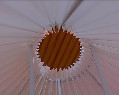 Miniatura 3 de Lámpara de escritorio china retro plisada luz de escritorio decoración de sala de estar, lámpara de mesita de noche, utilizada para sala de estudio,