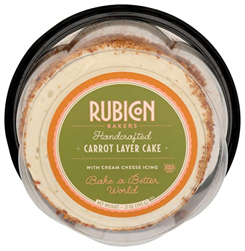 Rubicon Bakery, Cake Carrot Double Layer 6 Inch, 21 Ounce