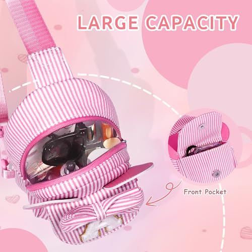 Image of YOOLIFE Birthday Gifts for Kids Girls, Initial Sling Bag Purse for Girl Kid | 2 3 4 5 6 7 Year Old Girl Birthday Gift, Gifts for Kids Girls, Initial Crossbody Bag, Purses for Toddler, Gifts for Toddler