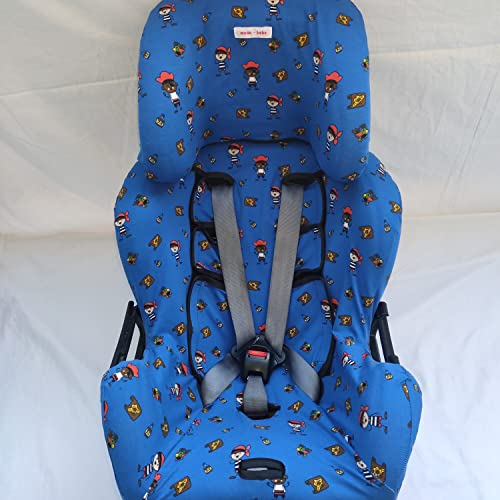 moon-bebe Funda para Silla de Coche Klippan Kiss 2 Y KLIPPAN Plus(Azul)