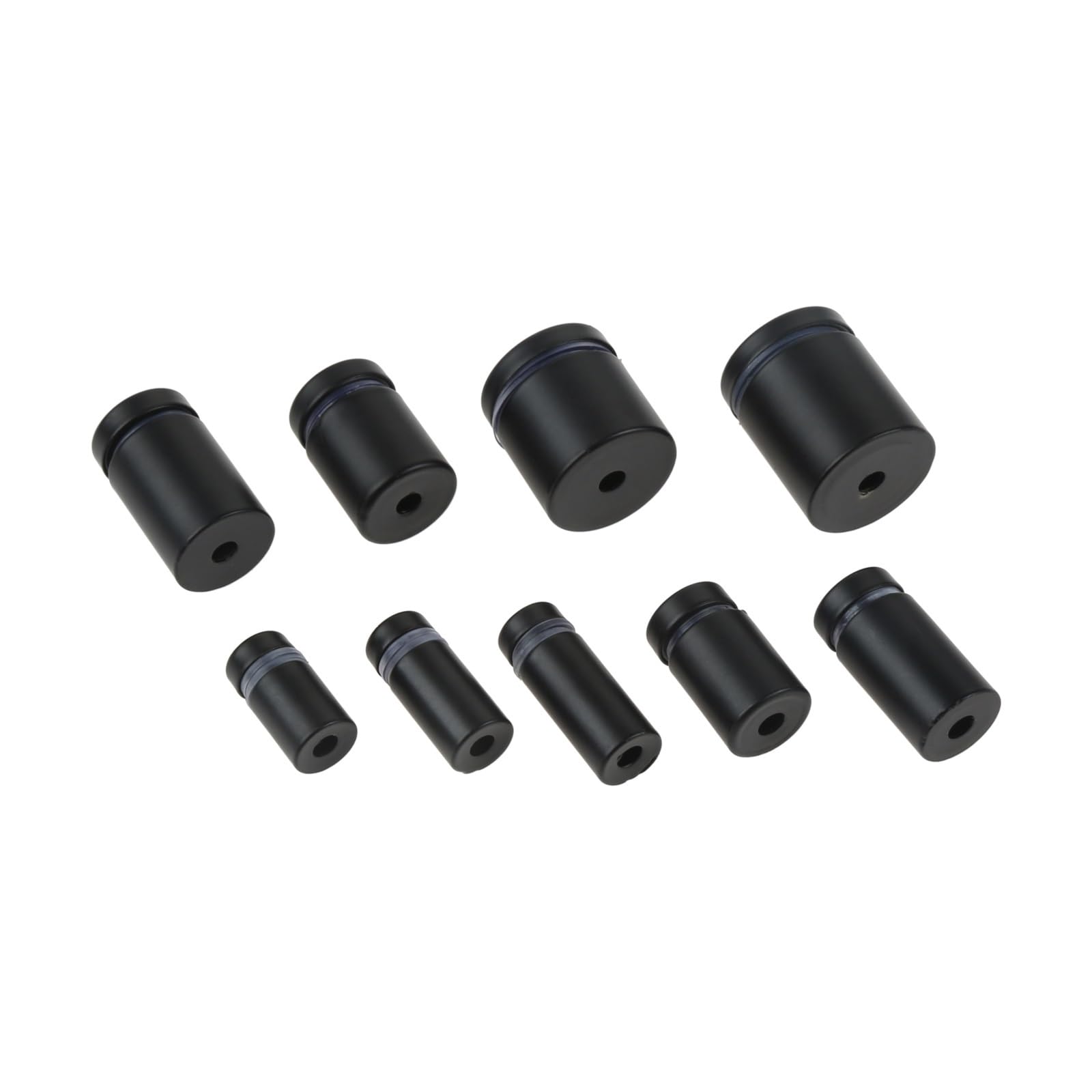Tornillos de fijación Tornillos de fijación, 20/10 piezas de sujetadores de vidrio de 12/16/19/25 mm de diámetro, separadores de acero inoxidable for publicidad, tornillos de fijación for vallas publi