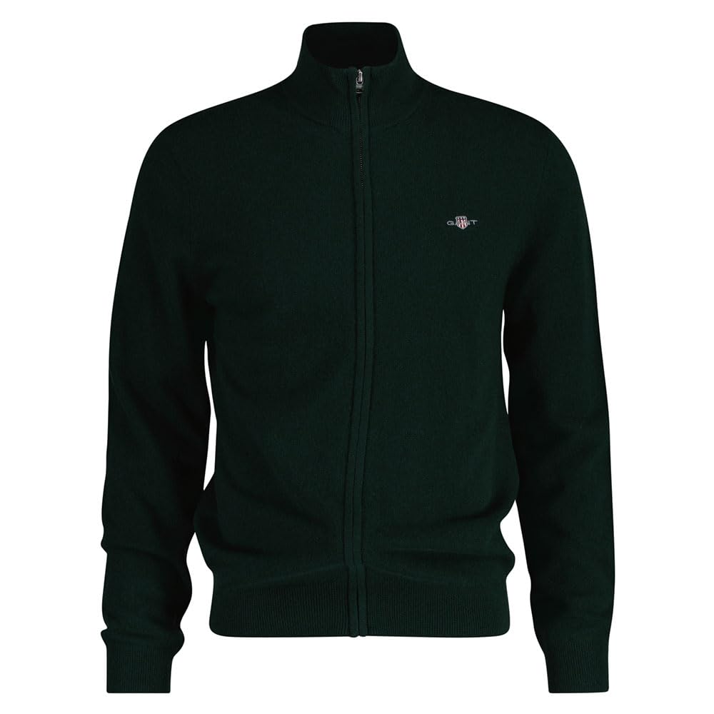 Gant Herren Extrafine Lambswool Zip Cardigan Strickjacke