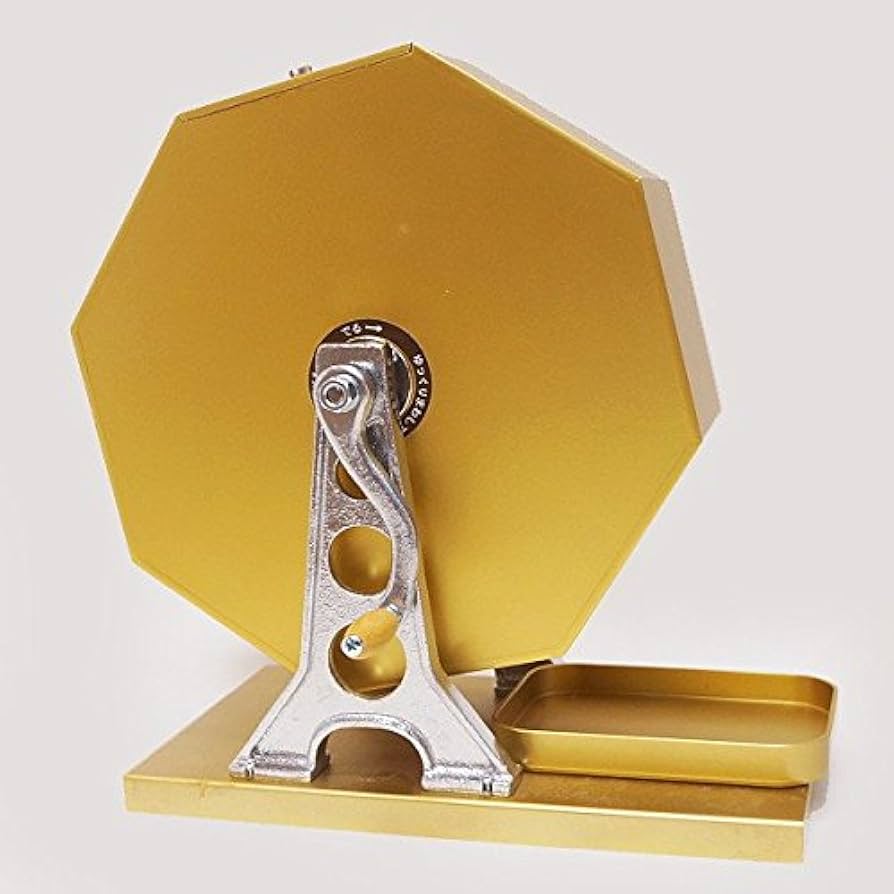 ガラガラ　抽選機　ガラポン 15mm玉専用】ガラガラ抽選機（ホワイト） 工具不要 ワンタッチで