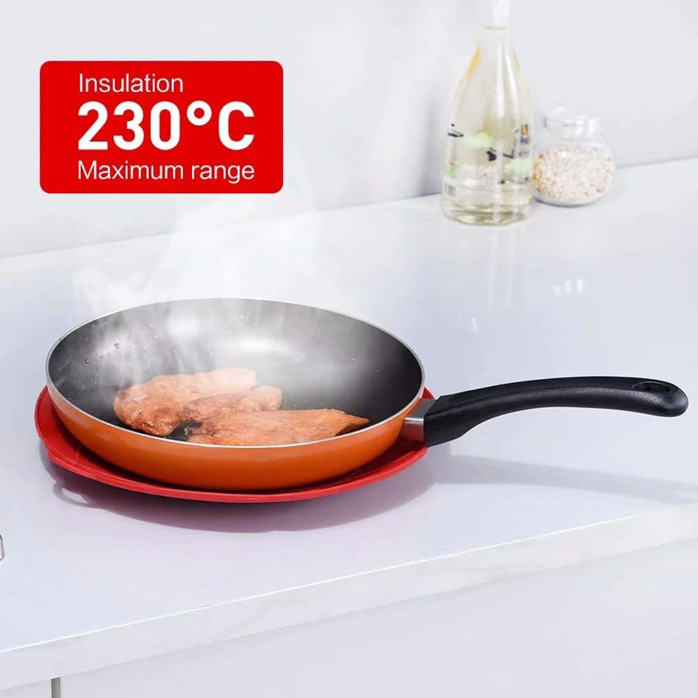 Couvercle Anti-déversement Sscon 25,4 Cm - Silicone Alimentaire Violet - Évite Les Éclaboussures