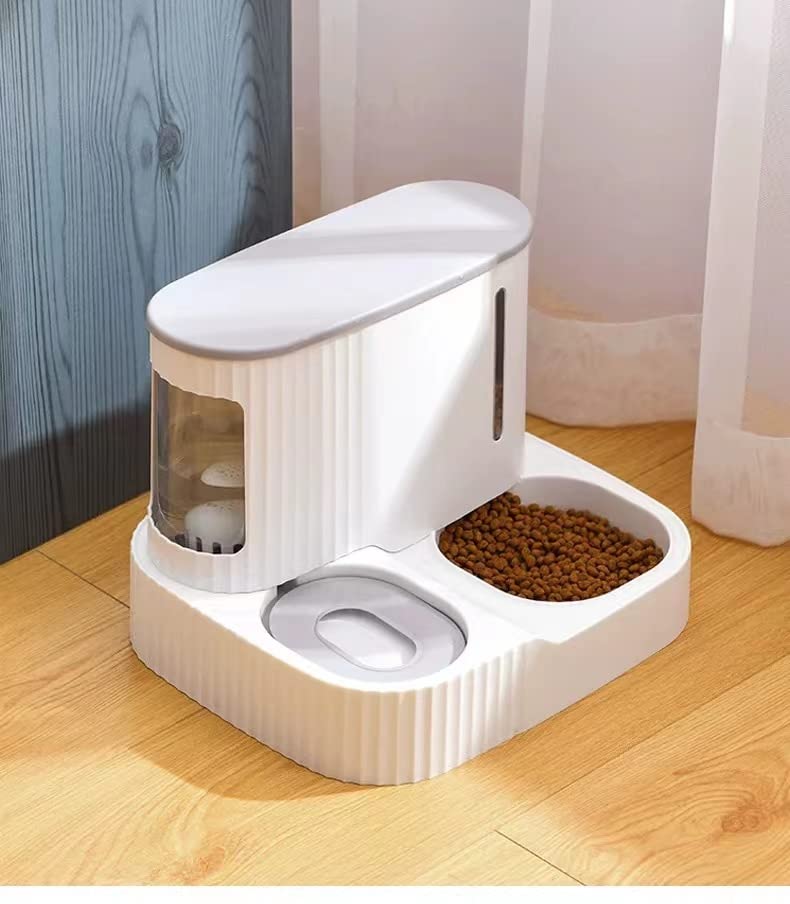 Buy GURIXIANG Automatic Cat Feeder Automatic Water Dispenser 2 in 1