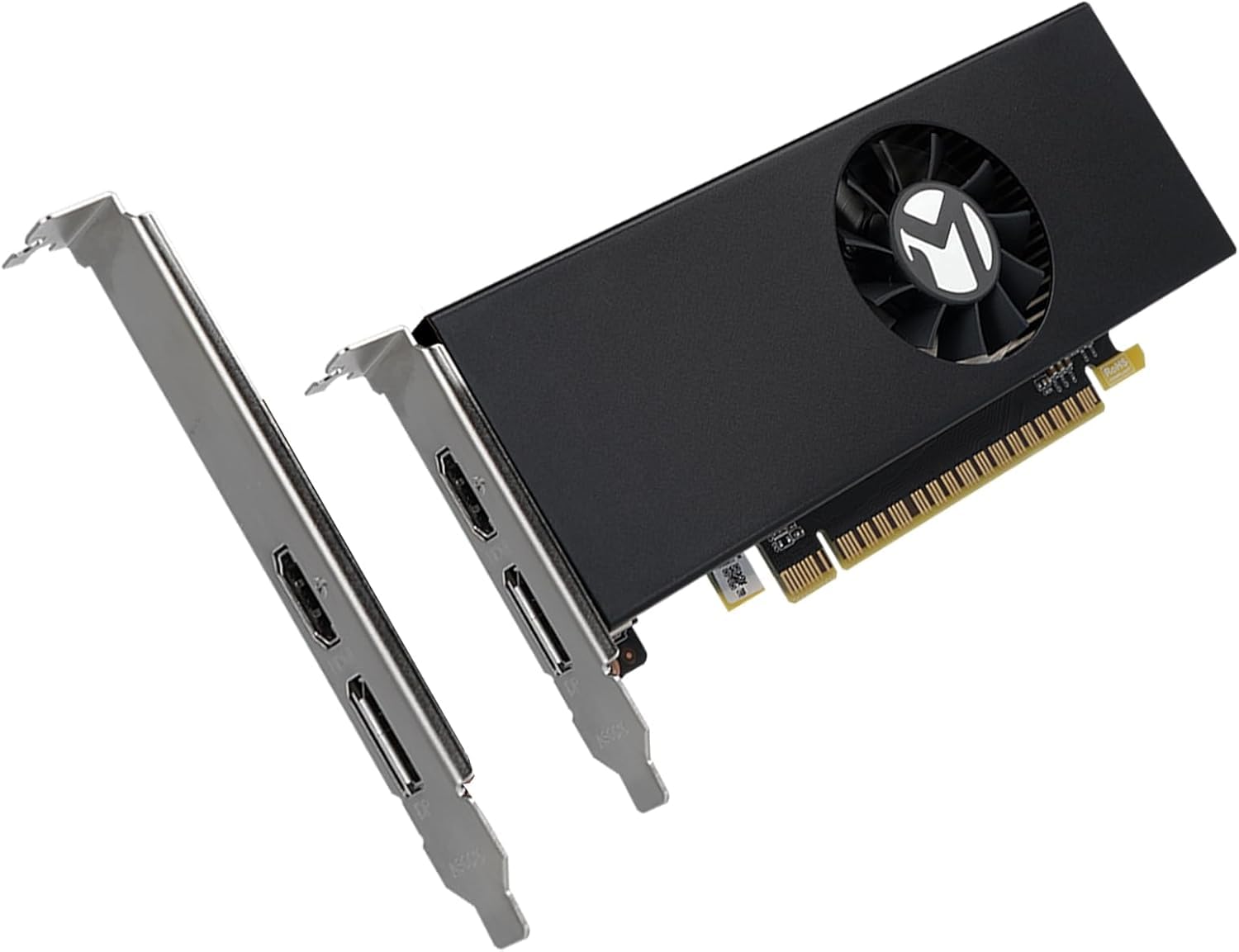 maxsun GEFORCE GTX 1050 Ti 4 GB GDDR5 128-bitowa karta graficzna do gier wideo do gier komputerowych mini mała forma SSF Slim Low Profile Design GPU, DisplayPort, HDMI