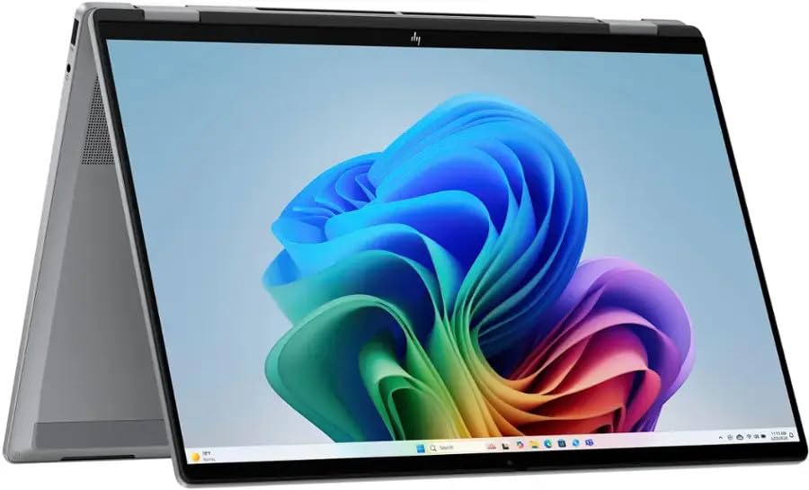 HP OmniBook X Flip 2-in-1 Laptop 16" WUXGA IPS Touchscreen 6-Core AMD Ryzen 5 220 8GB LPDDR5 4TB SSD AMD Radeon 740M Graphics Wi-Fi 6E Backlit Keyboard 5MP+IR Camera Win11 Pro w/ONT 32GB USB