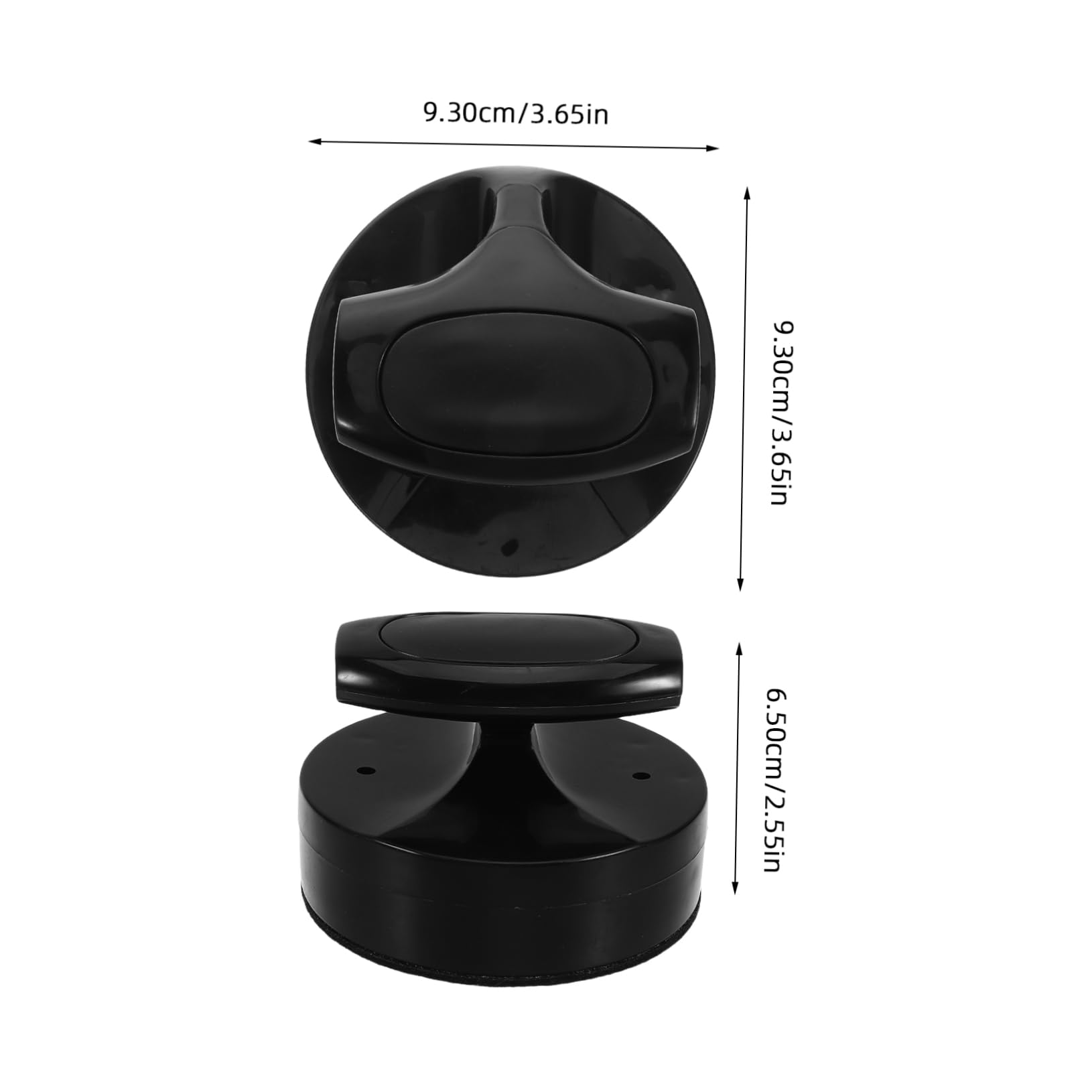 ifundom 1Set Air Hockey Pusher Replacement Kit with Self Adhesive Lint Pads for Enhanced Gameplay Fit for Standard Air Hockey Quick Installation and Easy Replacement