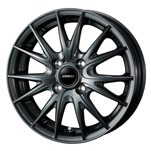 2本セット ウェッズホイール CEARA3 13インチX4.0B インセット+45 4H(ナット穴数) PCD:100 ガンメタリック