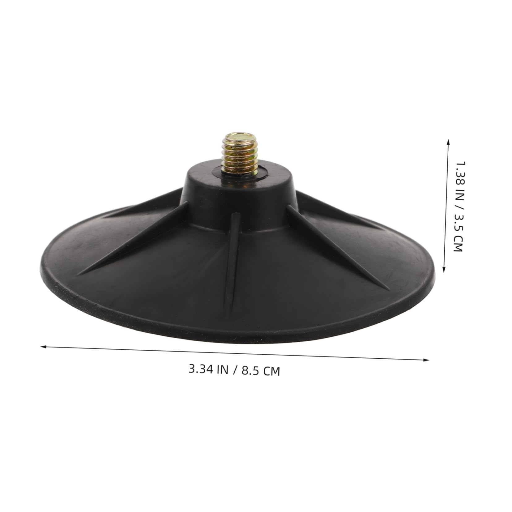 BIUDECO Stand Base Suction Cups Heavy Duty Steel Plate Boxing Gym Equipment Stand Replacement Compact Fit