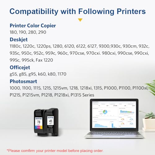 SMARTOMI Remanufactured 45 78 Compatibili per HP