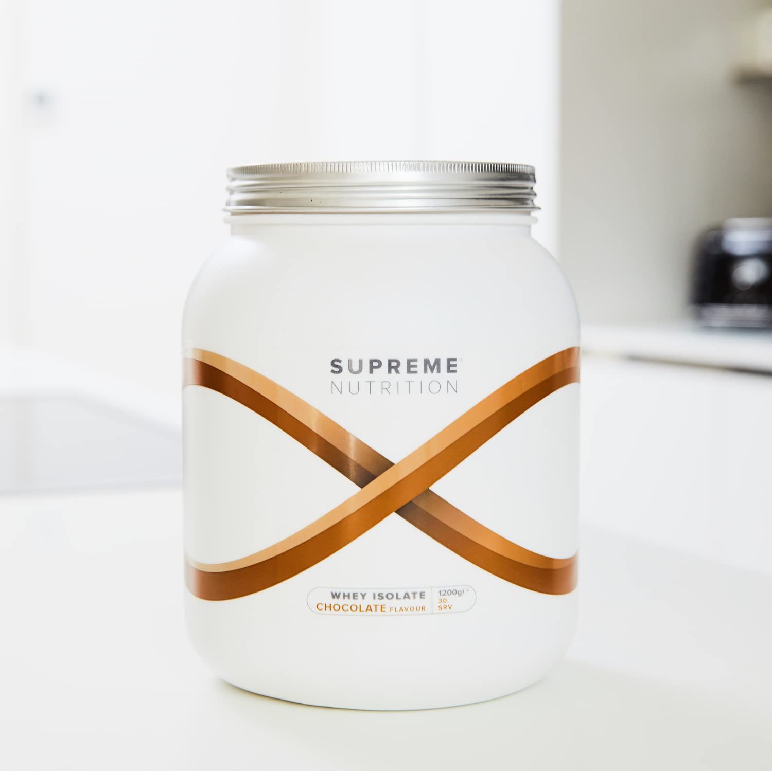 Supreme Nutrition Whey Protein Isolate | 1.2kg - 30 Servings | 33g of Pure Whey Isolate Per Serving | High Purity | Zero Fat | Athlete Approved (Milk Chocolate, 1200g)