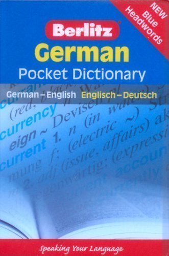 Berlitz Language: German Pocket Dictionary (Berlitz Pocket Dictionary) 1st (first) Edition by Berlitz Publishing published by Berlitz Language (2006)
