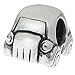 Charm-Anhänger in Form eines Spielzeug-Autos, im Stil eines VW Beetle, 925er Sterlingsilber, für europäische Charm-Armbänder