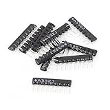 Aexit 10Pcs 1/8W Fixed Resistors 3.3K 3300 Ohm 9-Pin SIP Bussed Network Single Resistors Resistors 2.54mm