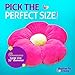Butterfly Craze Daisy Lounge Flower Pillow, Extra Large 35 Inches, Cozy & Stylish Floor Cushion, Perfect Seating Solution for Teens & Kids, Machine Washable Aesthetic Decor, Plush Microfiber, Hot Pink